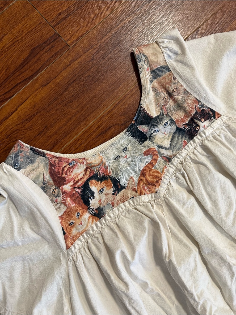 Vintage Cat Nightgown size L